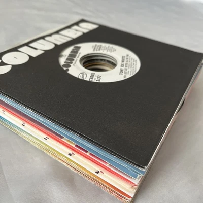 WHITE LABEL PROMO 7" 45rpm LOT: 25 Classic US records + company sleeves! #1 - Image 1 of 4