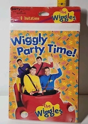 INVITACIONES WIGGLES (8) ~ Suministros para fiestas de cumpleaños Tarjetas de papelería Notas Foto 1 de 2