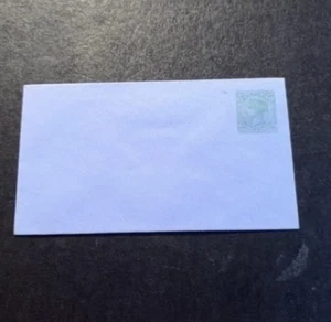 Australien Victoria Briefumschlag grün 1 Penny blau WTMK diagonale Linien Lot #6 - Bild 1 von 3