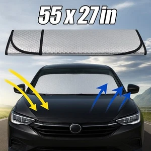 Parabrisas Coche Plegable Ventana Delantera Parasol Cubierta Visera Bloque UV Protector - Imagen 1 de 6