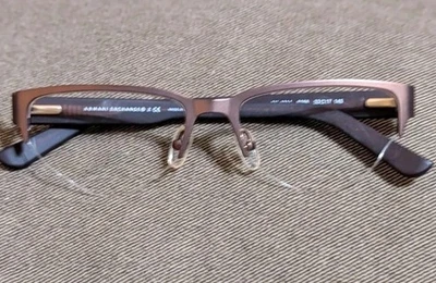 Armani Exchange AX1014 Anteojos 6058 Marrón Montura Media Borde Hombres 53 17 145 Foto 1 de 4