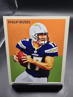 2009 Philadelphia National Chicle #NC63 Philip Rivers - San Diego Chargers  - Image 1 of 2
