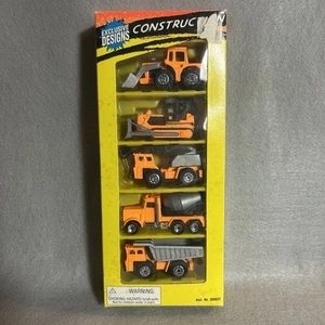 Vintage 1994 Matchbox CONSTRUCTION 5 Pack Gift Set Exclusive Bright Orange NEW! - Picture 1 of 6