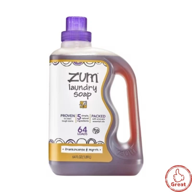 Zum Laundry Soap - Frankincense & Myrrh - 64 fl oz
