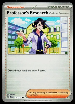 Professor's Research (Poke Ball Pattern) 125/131 SV: Prismatic Evolutions - Image 1 of 2