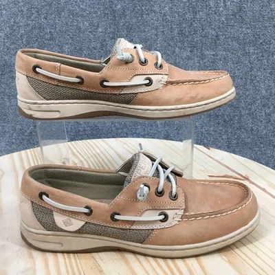 Zapatos de barco Sperry Top Sider para mujer 7,5 marrón Songfish punta redonda con cordones informales Foto 1 de 4