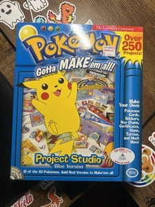 Pokemon Gotta Make'em All Project Studio Blue Version Windows In Box Unopened - Picture 1 of 5