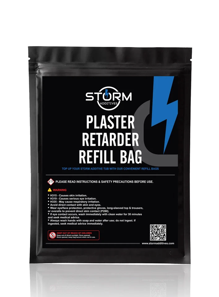STORM ADDITIVES Slow-Paced Set Plaster Retarder - Refill Bags