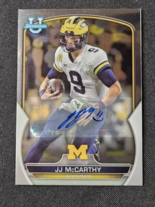 Bowman 2022 cromo JJ MCCARTHY AUTO CAMPEONES NACIONALES DE MICHIGAN!!! ¡LO ÚLTIMO! - Imagen 1 de 6