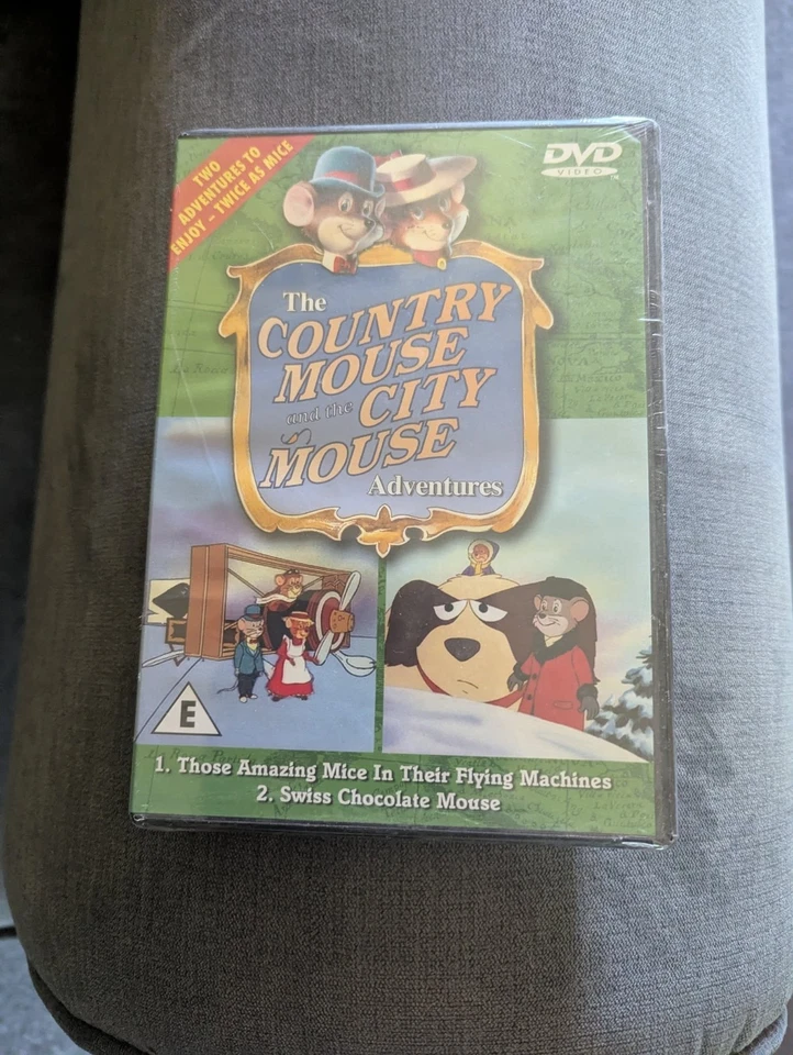 THE COUNTRY MOUSE & THE CITY MOUSE ADVENTURES DVD - NEW AND SEALED - FREEPOST - Image 1 of 1