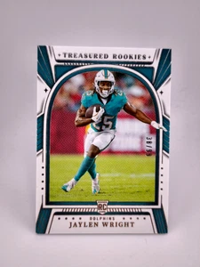 Jaylen Wright RC /99 TREASURED ROOKIES 2024 National Treasures Miami Dolphins - Picture 1 of 2