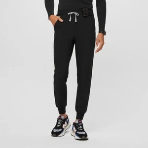 FIGS Tansen Joggers Athletic Scrub Pants Mens BLACK SMALL/MEDIUM/LARGE NEW - Picture 1 of 5