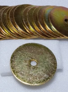 15 Piezas.- Arandelas Willie 3.125”x .425”x .119” Arandelas Planas de Acero, Zinc - Imagen 1 de 7