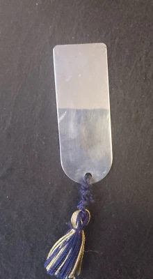 Silver Bookmark Millennium 2000  Ingot  CARRS of  Sheffield - Immagine 1 di 4