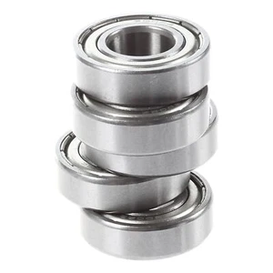 6002Z 15 x 32 x 9 mm shielded metal  5 pcs, Silver Z2H62266 - Bild 1 von 4