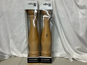 WMF Ceramill Salt & Pepper Mill Set – 15” Beech Wood Grinder German Made - Picture 1 of 10
