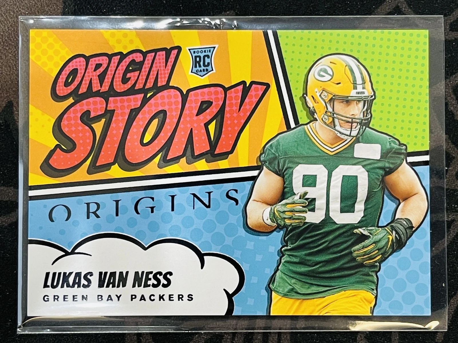 2023 Panini Origins Lukas Van Ness Rookie Origin Story SSP CASE HIT #OS-LVN -2