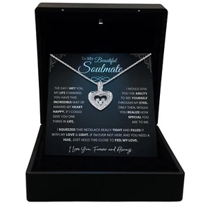 TRYNDI Soulmate Necklace for Her, Mothers Day, Anniversary, Birthday Gift Ideas - Picture 1 of 6