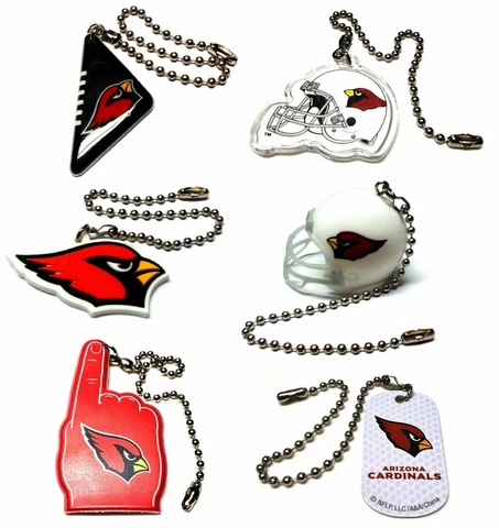 ARIZONA CARDINALS NFL FOOTBALL LIGHT LAMP PULL 6" CHAIN EASY CONNECTOR YOU PICK Cover