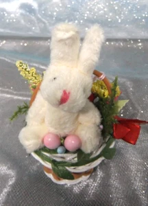 Artist Made one of a kind EASTER BASKET  for 8" & 10" dolls (E1) - Picture 1 of 7
