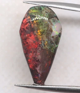 Australia Color Superior ANDAMOOKA MATRIZ DURA ÓPALO Corte Rubrote Áspero 7.00cts - Imagen 1 de 8