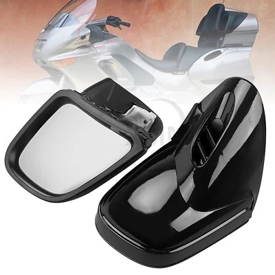 Black Motorcycle Rearview Side Mirrors For BMW K1200 K1200LT K1200M 1999-2008 Foto 1 de 4