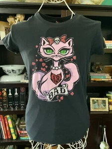 Lucky Thirteen Damenhemd BAD KITTY Medium - Bild 1 von 7