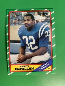 1986 Topps Randy McMillan #316 Indianapolis Colts - Picture 1 of 2