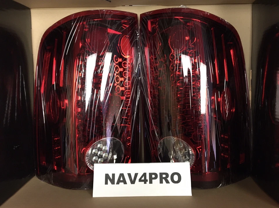 NEW 2007-2013 FOR GMC Sierra 1500 | 2500HD | 3500HD LED Tail Light Pair #NB9 - Image 1 of 4