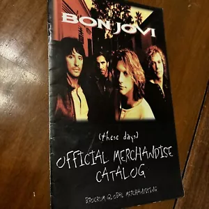 Bon Jovi These Days Official Merchandise Catalogue Brockum Vintage T Shirt Merch - Bild 1 von 6