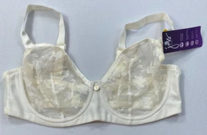 Just My Size Beige Wire Lined Bra Sz 40C NEW BJ - Picture 1 of 2