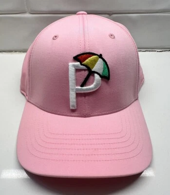 NUEVO Sombrero de Golf Puma Arnold Palmer P Logo Ajustable Rosa Nuevo con Etiquetas Envío GRATIS Foto 1 de 4
