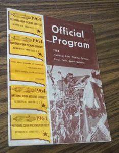 1964 Official National Corn Picking Contest Program - Sioux Falls South Dakota - Picture 1 of 8
