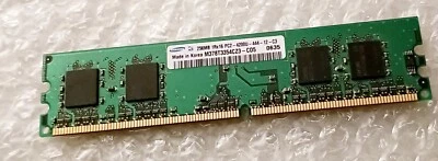 Samsung M378T3354CZ3-CD5 256MB  PC2-4200 533mhz DDR2 Desktop Memory - Image 1 of 2