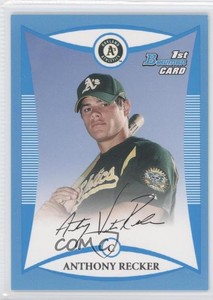 2008 Bowman Prospects Blue /500 Anthony Recker #BP51