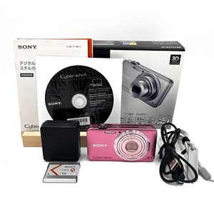 [Top Mint w/Box] SONY Cyber-shot DSC-WX30 Pink 16.2MP Digital Camera From Japan - Picture 1 of 14