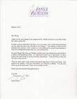 Lance Burton REAL hand SIGNED Typed Letter COA Autographed Magician ALS