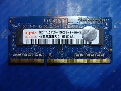 MacBook Pro 13" A1278 2011 MC700LL/A Memory 2GB PC3-10600 SODIMM 661-5860 #3GLP* - Image 1 of 2
