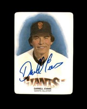 Darrell Evans Hand Signed 1984 Mother's Cookies All Star San Francisco Giants Au
