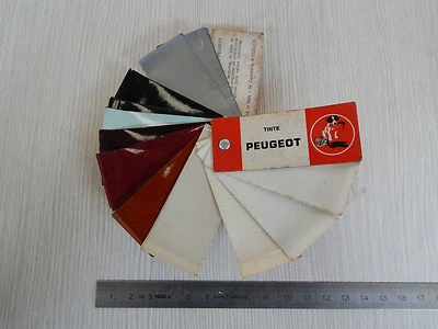 TABELLA COLORI ORIGINALE VINTAGE MAX MEYER PEUGEOT - Immagine 1 di 2