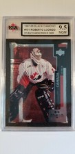 Roberto Luongo 1997-98 Double Black Diamond Rookie Hockey Card KSA Graded 9.5!!