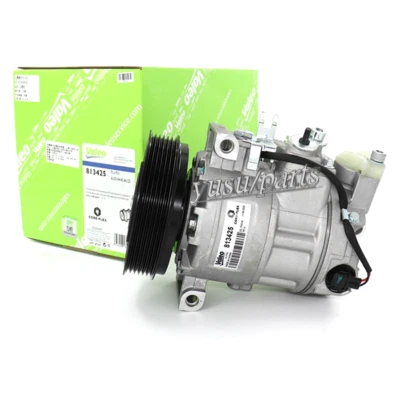 Compresor de aire acondicionado Valeo OEM con embrague para AUDI A5 A6 A7 Q5 S4 S5 4F0260805AF Foto 1 de 4