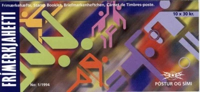 Iceland 1994, Booklet 1/1994, Swimmer, VF MNH - Image 1 of 2