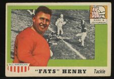 1955 Topps All American Football #100 " Fats " Henry Washington & Jefferson