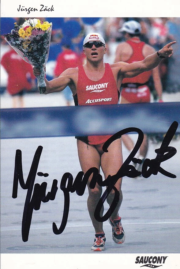 Jürgen ZÄCK - Deutschland, Silber WM 1997 Triathlon, Original-Autogramm! - Bild 1 von 1