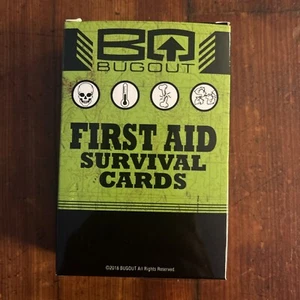 BO bugged out first aid survival cards survival card, deck, brand new - Picture 1 of 7
