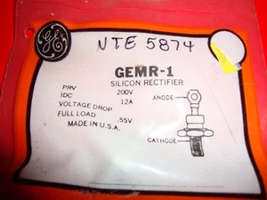 12 Amp 200 PRV silicon rectifier GEMR-1 (EQUIVALENT to NTE-5874) - Picture 1 of 3