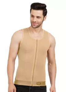 Gynecomastia and Liposuction Compression Full Vest || HIGH COMPRESSION || COTTON - Picture 1 of 18