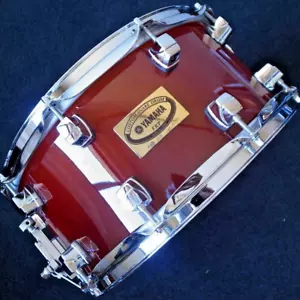YAMAHA FSD1465 FRP Snare Drum Cherry Red 14"x6.5" Made in Japan - Picture 1 of 9