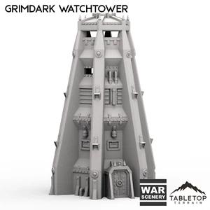 Grimdark Watchtower - Mesa de Wargaming Gótica Grimdark - Imagen 1 de 6
